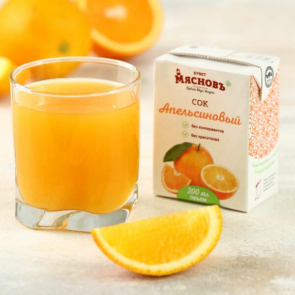Сок апельсиновый МясновЪ Буфет