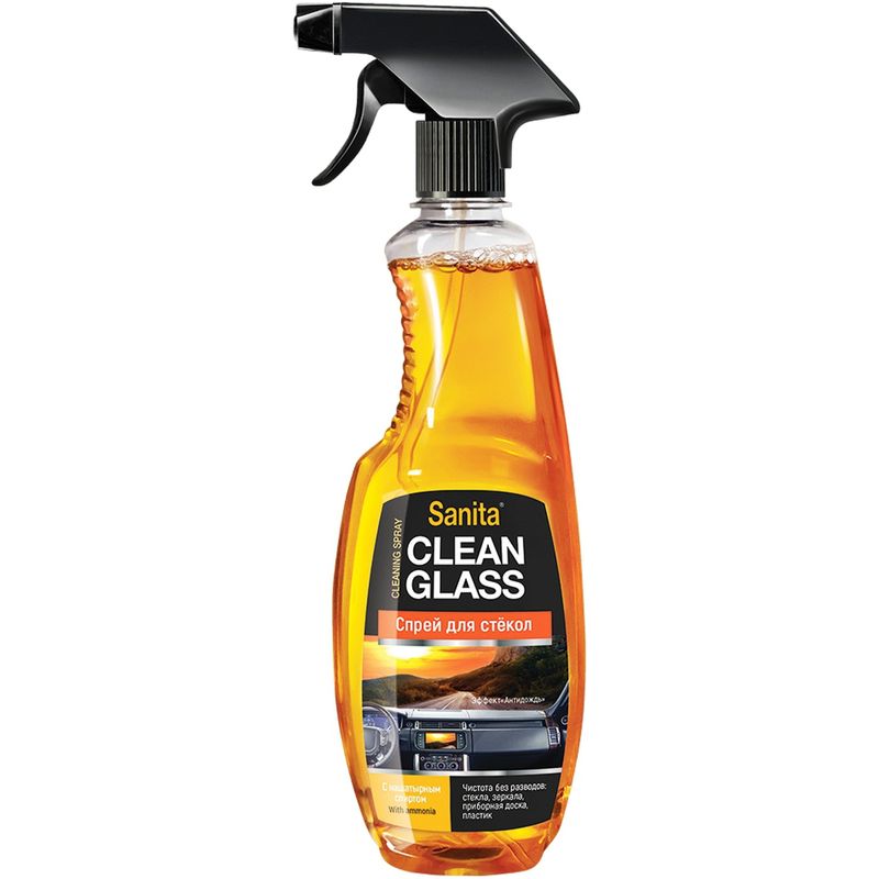 

Средство чистящее для стекол Sanita с нашатырным спиртом 500 мл