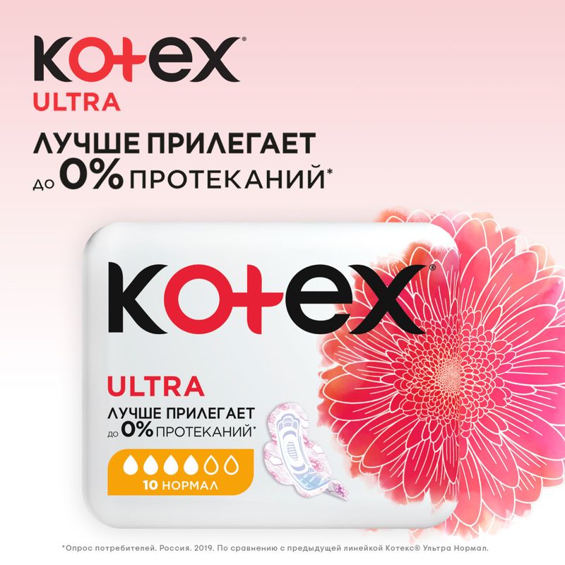 

Прокладки Kotex Ultra нормал 20 шт