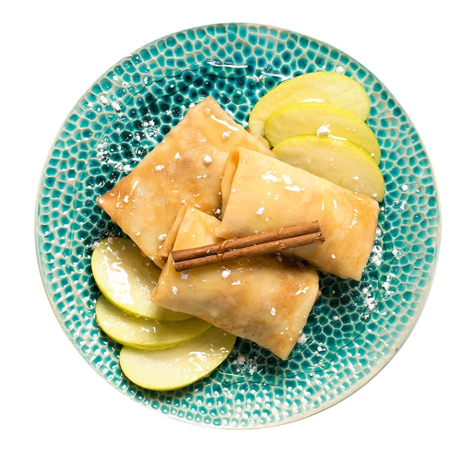 

Блинчики с яблоками