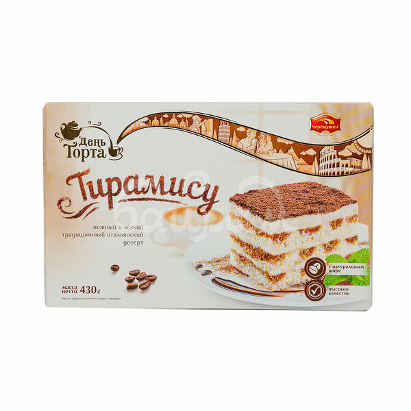 Торт Тирамису Черемушки 430гр карт/уп