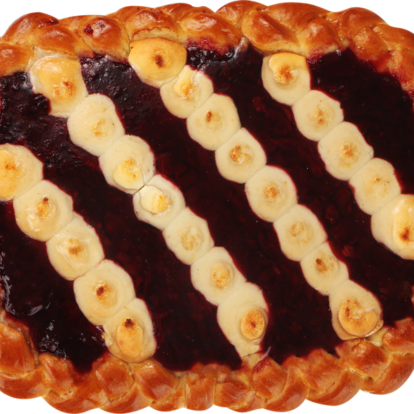 Пирог с творогом и вишней вес 