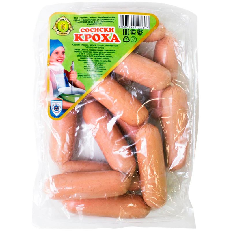 

Сосиски Глория Кроха