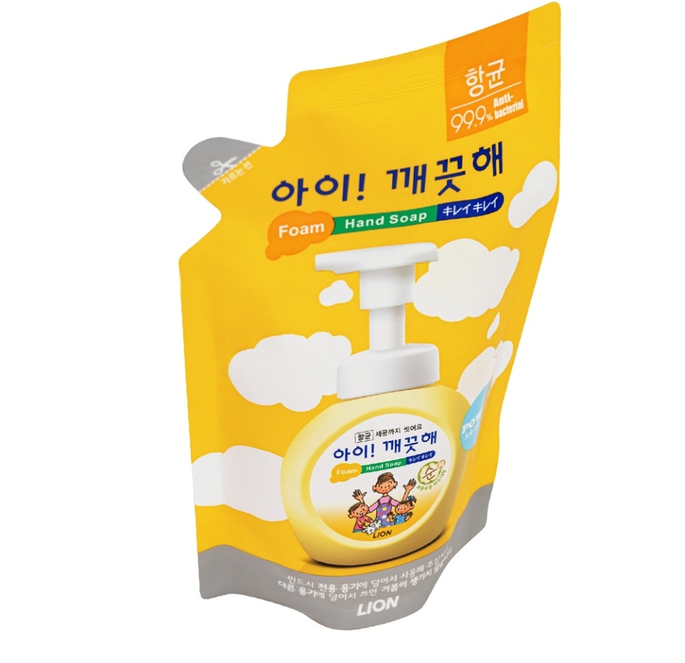 

Мыло пенное для рук Lion "Ai - Kekute" с антибактериальным эффектом, для чувствительной кожи, запасной блок 200 мл, Япония