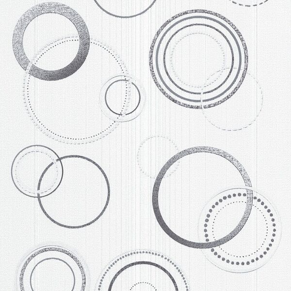 Обои Style Decor Элли, вспененный винил на бумажной основе, серый, 0,53х10,05 м