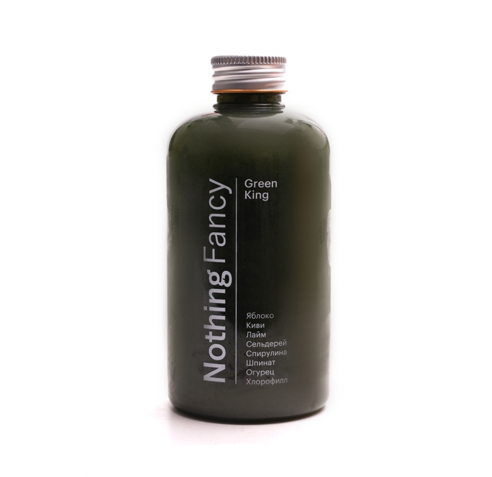 

Сок Nothing Fancy Green King смешанный фруктово-овощной прямого отжима 350 мл
