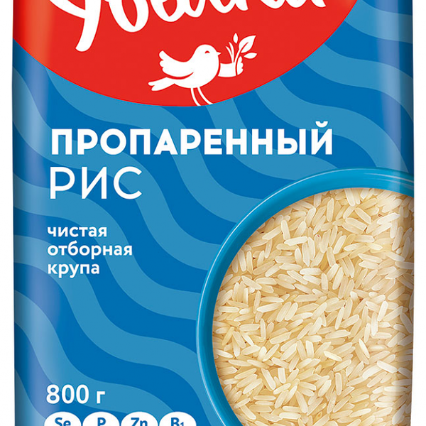 Рис Увелка длиннозерный пропаренный