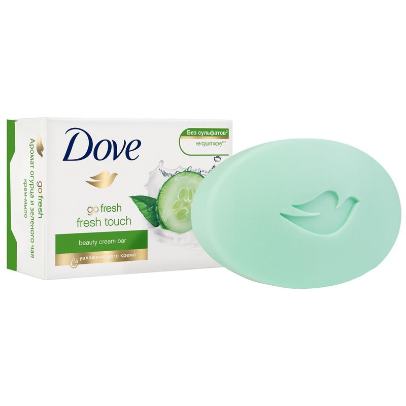 

Крем-мыло Dove Прикосновение свежести бессульфатное 135 г