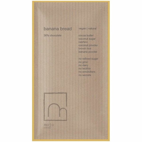 Шоколад Mojo Cacao Banana Bread, 20г
