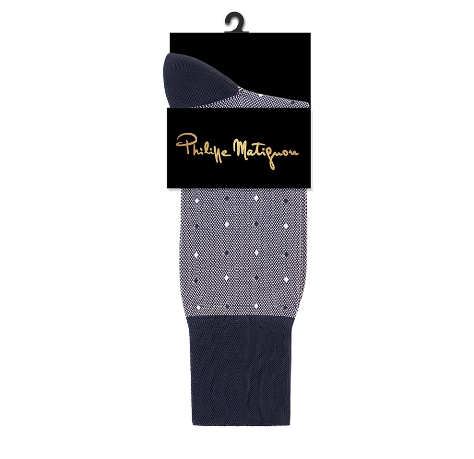 

Носки мужские Philippe Matignon Via lattea мерс хлопок цвет синий 39-41 р. Россия