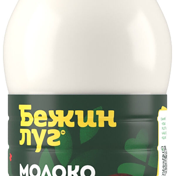 Молоко питьевое пастеризованное Бежин луг 3,2% 1,4 л