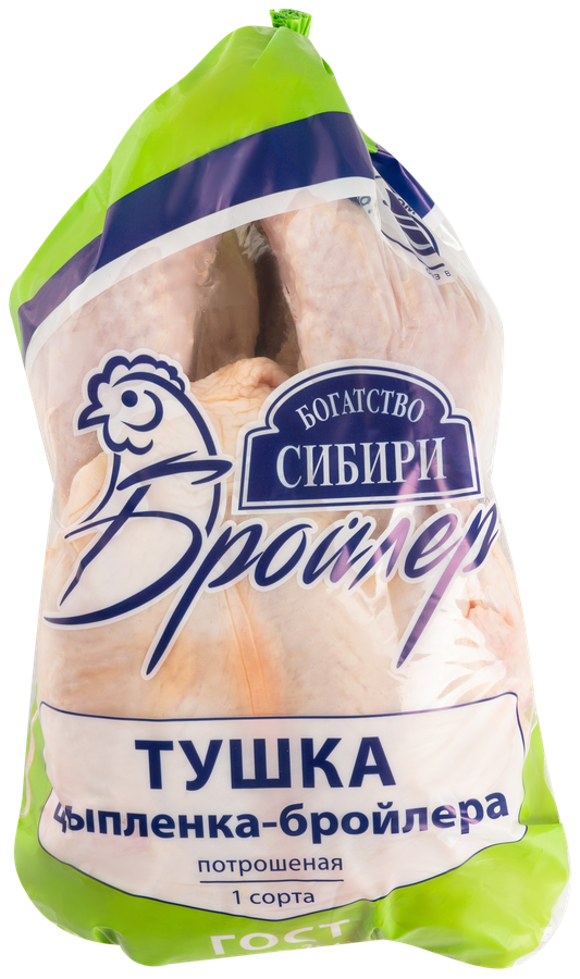 

Тушка цыпленка-бройлера Богатство Сибири охлажденная вес
