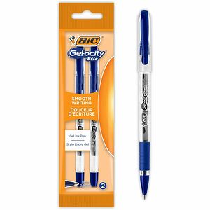 Ручки гелевые Bic Gel-Ocity Stic цвет: синий 0,5 мм, 2 шт.