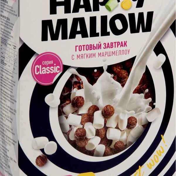 Готовый завтрак Happy Mallow Classic с мягким маршмеллоу