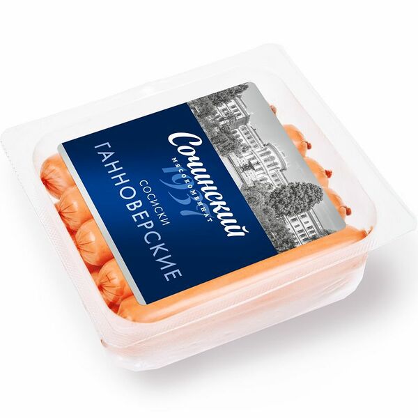 Сосиски варёные Сочинский МК Ганноверские, 525г