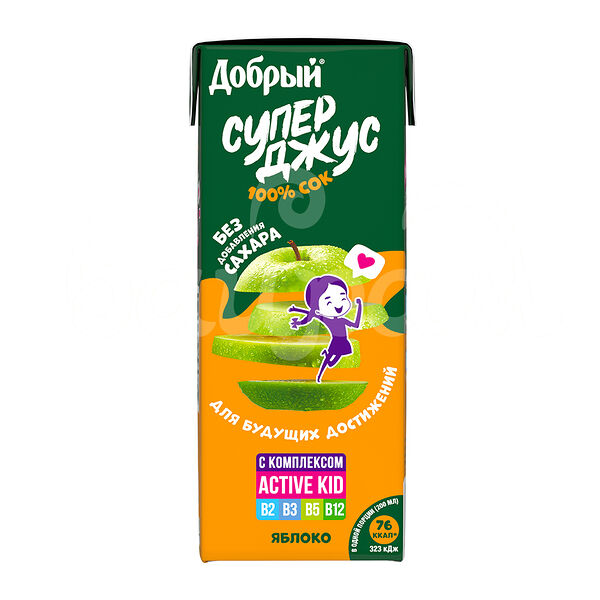 Детское питание Сок  Добрый 0.2л Яблоко с 11мес