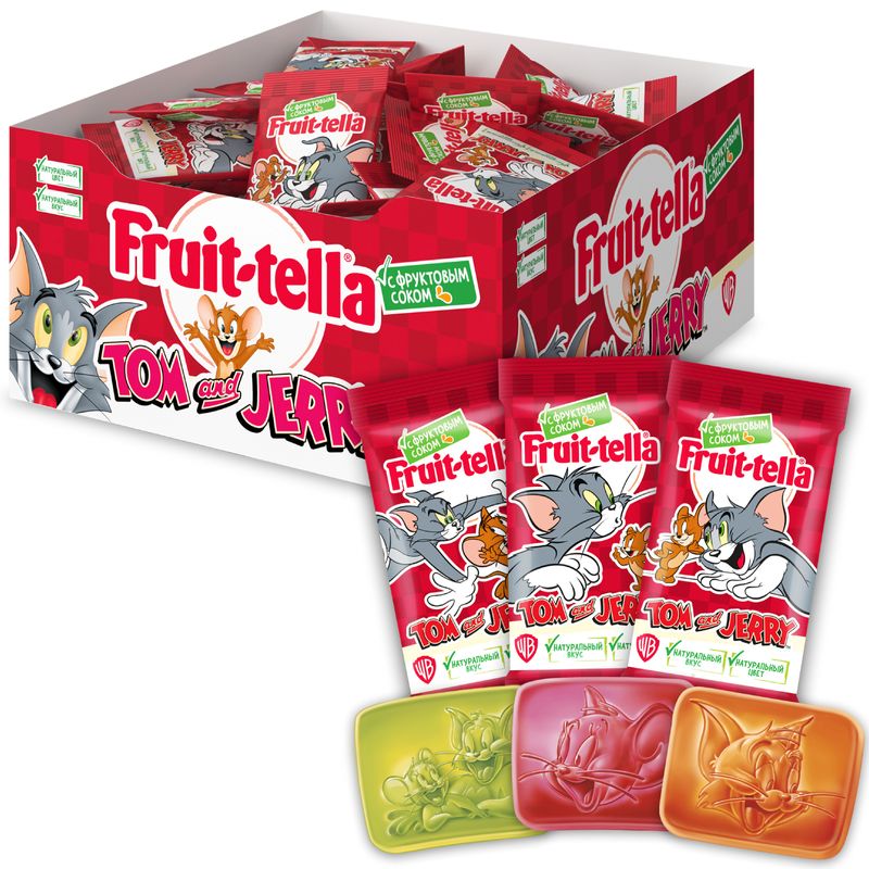 

Мармелад жевательный Fruittella 2D-Mini Tom&Jerry 10 г