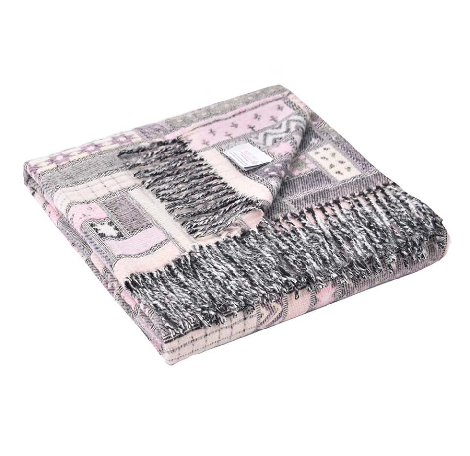 

Плед Marzotto Baltimora 130х180 см AB Liteksas Литва розовый 1шт