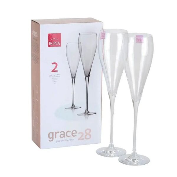 Набор бокалов для игристых вин 2шт 280мл артикул 6835/280 grace 28