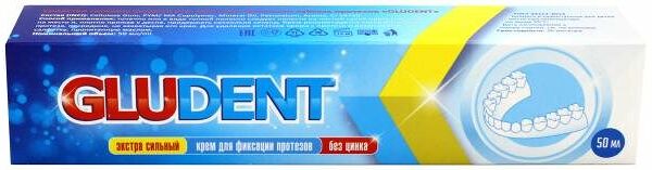 Крем для фиксации протезов Аклен Gludent, 50мл