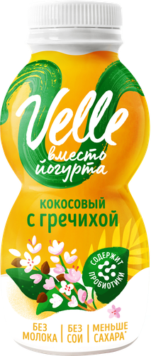 

Продукт кокосовый питьевой Velle Гречишный 250 мл