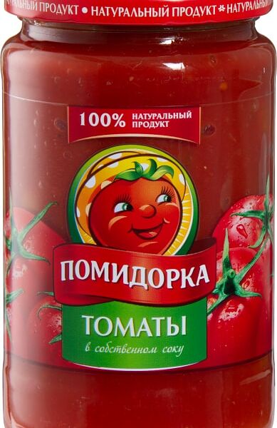 Томаты Помидорка неочищенные в собственном соку 720г