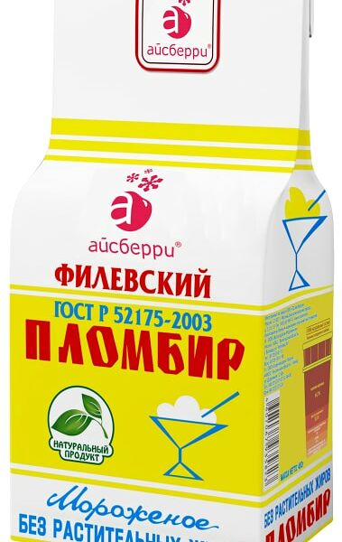 Мороженое Филевский Пломбир 450г