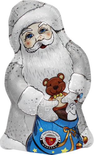 

Шоколад фигурный Золотое Правило Дед Мороз из темного шоколада 1шт., цвет упаковки в ассортименте 50 г