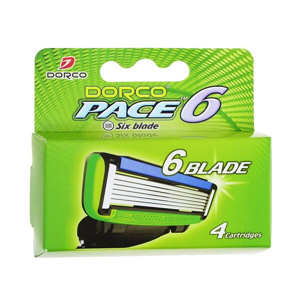 Kассеты для бритья Dorco Pace6, 6 лезвий, 4 шт.