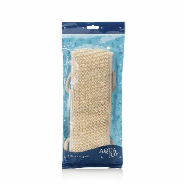 Банная мочалка - лента Aqua Joy Romantic для душа и ванны , сизаль , полиэстер , поролон 62*10см