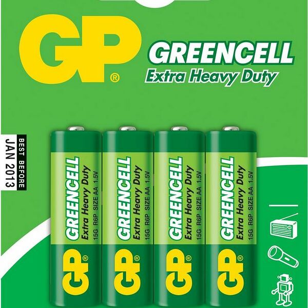 Батарейка gp гринселл 15 g aa 4 шт