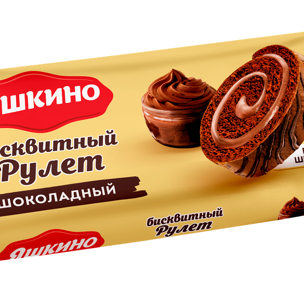 Рулет бисквитный Яшкино Шоколад 200г
