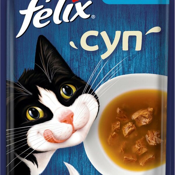 Корм для кошек Суп Треска Felix