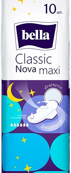 Прокладки Bella Classic Nova Maxi 10шт