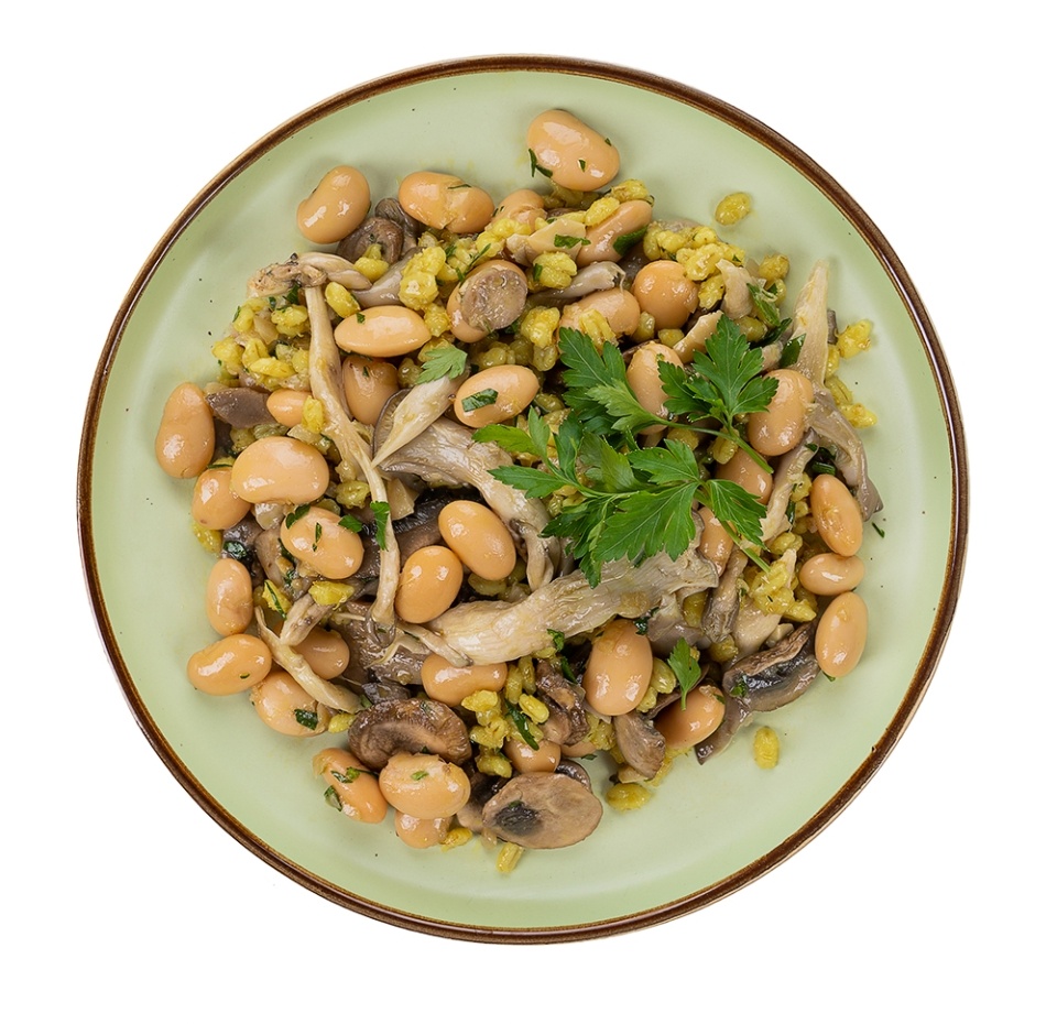 

Фасоль От бренд-шефа АВ белая испанская с грибами и перловкой вес