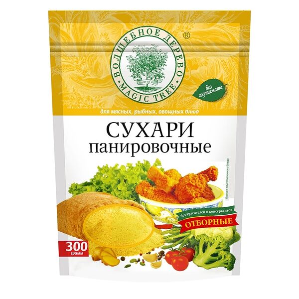 Сухари панировочные Волшебное дерево 300 г
