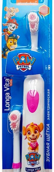 Зубная щетка Longa Vita Paw Patrol детская ротационная + Сменная насадка