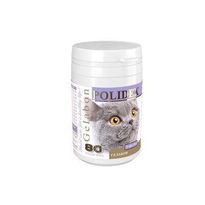 Витамины для кошек POLIDEX Гелабонт80таб.