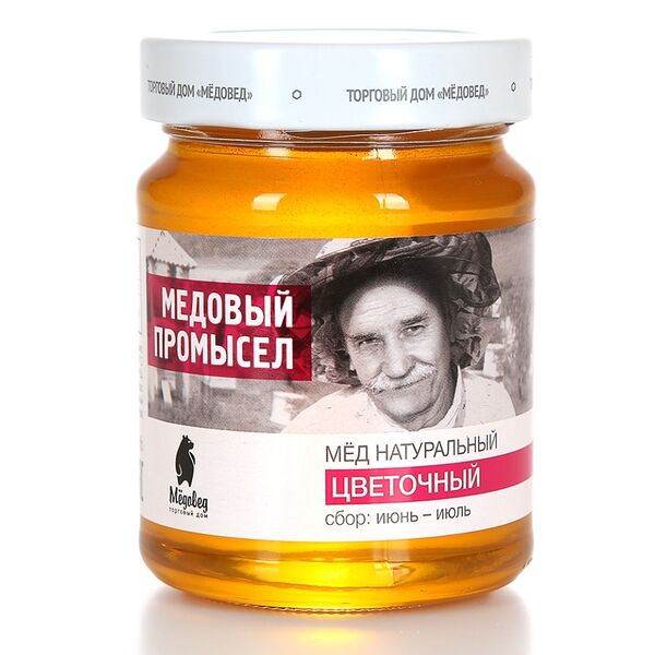 Мёд Медовый промысел цветочный натуральный