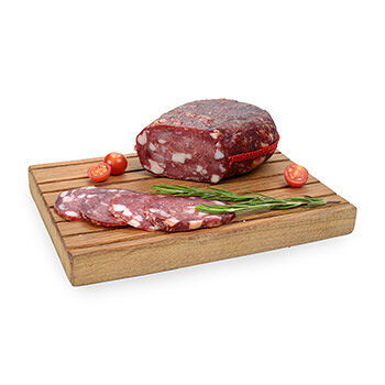 Колбаса сырокопчёная Рублевский Пера испанская с вином полусухая