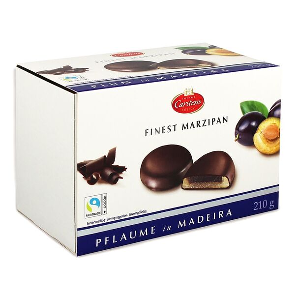 Шоколадные конфеты Carstens Марципан со сливой в мадере