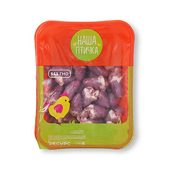 Сердце цыплят-бройлеров Наша птичка 490г, Россия