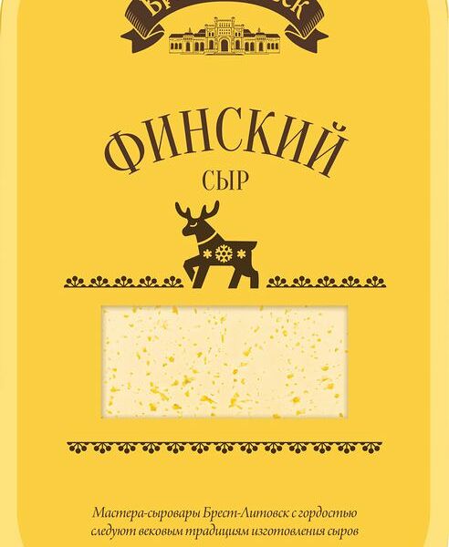 Сыр Брест-Литовск Финский полутвердый 45% 150 г