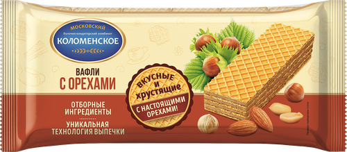

Вафли Коломенское с орехами 200 г