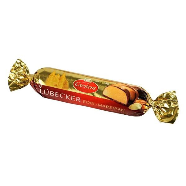Шоколадный батончик Carstens «Любекский марципан в темном шоколаде»