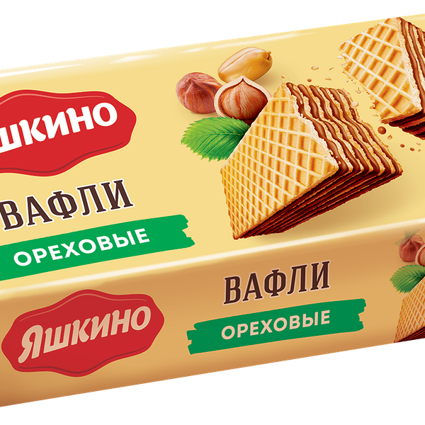 Вафли Яшкино ореховые 300 г