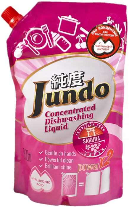 

Гель для мытья посуды и детских принадлежностей Jundo Сакура 800 мл