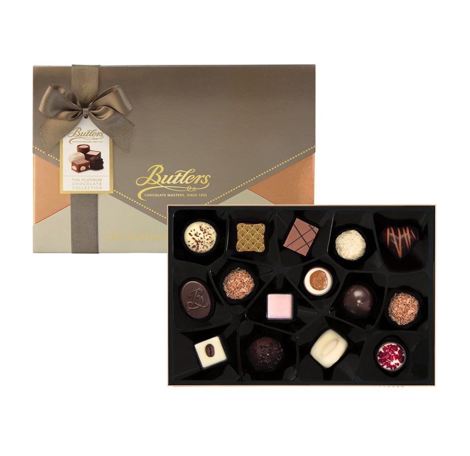 

Конфеты шоколадные Butlers The Platinum Collection 210 г