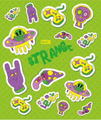 

Тетрадь А5, 48 листов, в клетку, на скрепке, обложка голографическая