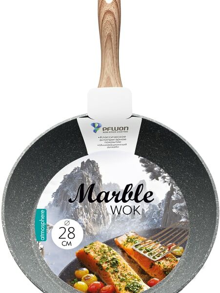 Сковорода-вок Atmosphere с покрытием Marble 28см